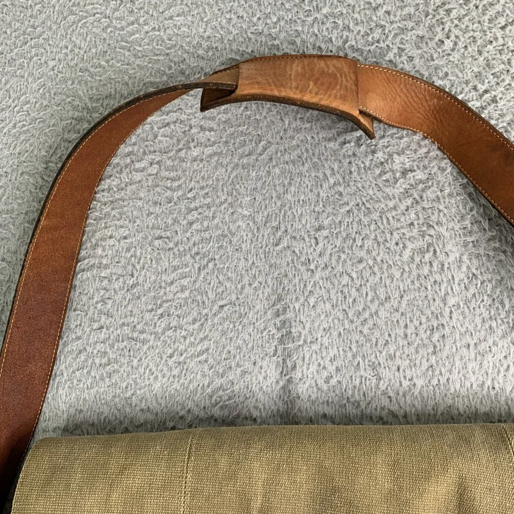 Cutter & Buck Messenger Bag Leather Shoulder Strap